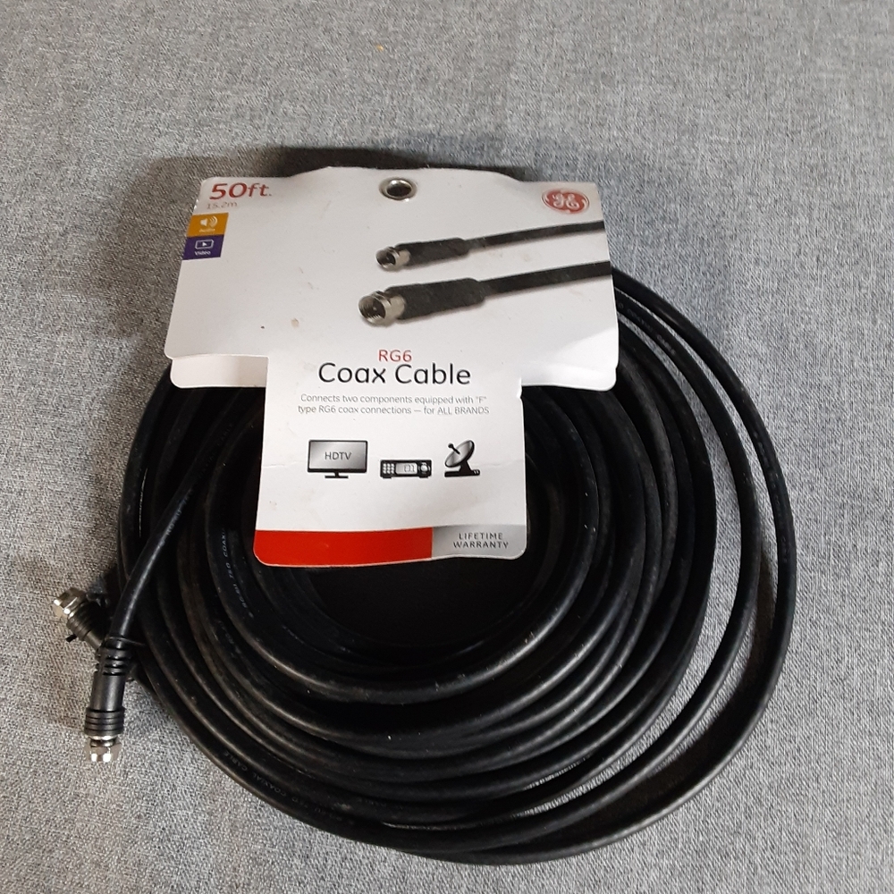Coax Cable RG6 50ft